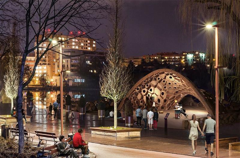 Vremea rea amână inaugurarea primului teatru în aer liber al Clujului