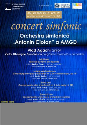 Concert simfonic al Orchestrei „Antonin Ciolan