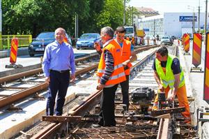 Se reia circulaţia tramvaielor pe podul Nadăş. De când