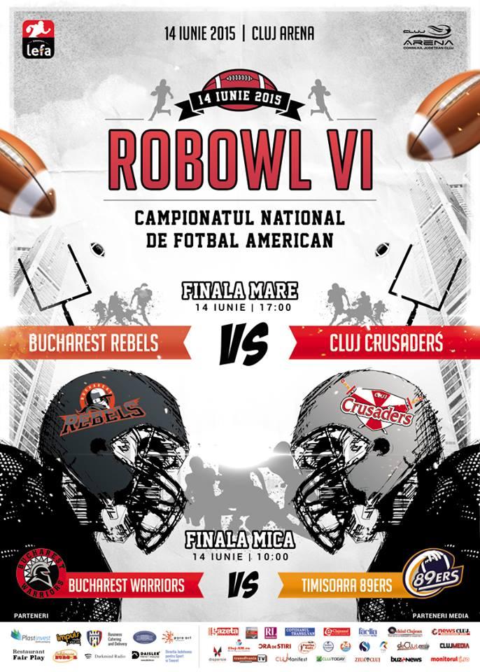 Cluj Crusaders tinteste al treilea titlu de campioana nationala la ROBOWL VI