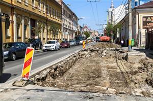 Acum să vă vedem! Încep lucrările pe Moţilor, sensul de mers spre Mănăştur