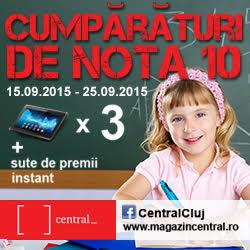 “Cumpărături de nota 10” la Central! (P)