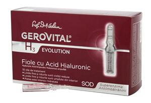Fiolele cu Acid Hialuronic Gerovital H3 Evolution, numărul 1 în România (P)