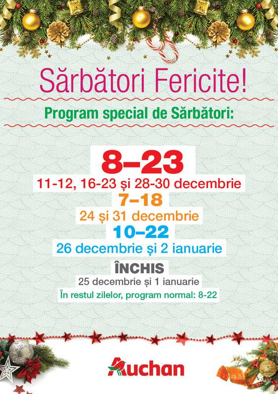 Program special de sărbători: Iulius Mall Cluj va fi deschis în a doua zi de Crăciun (P)