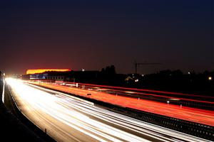 Ca la raliu, pe autostrada Transilvania. Șoferul a rămas fără permis