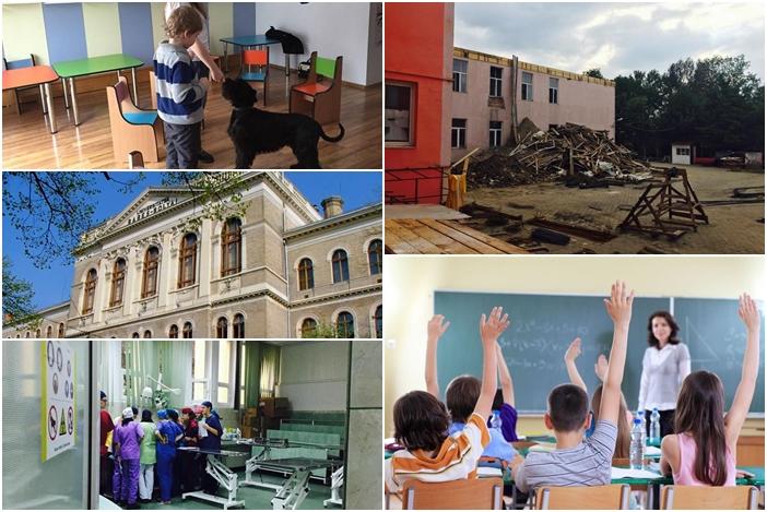 Elevi premianţi la examene, proiecte inedite şi lucrări de modernizare întârziate. Retrospectiva anului 2015 în educaţia clujeană
