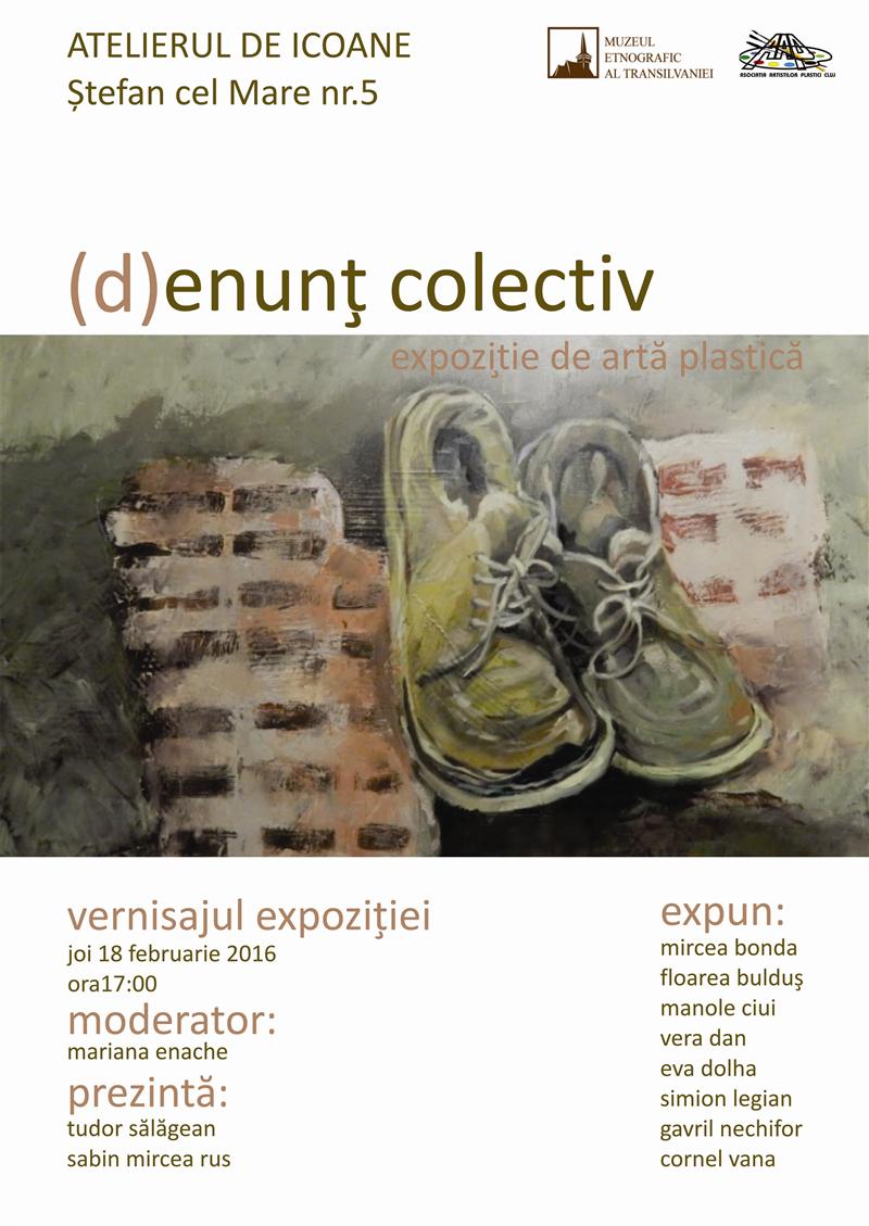 Asociația Artiștilor Plastici Cluj invită clujenii la un ”(D)enunț colectiv”