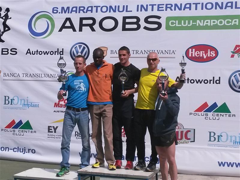 Maratonul internaţional AROBS, dominat de alergătorii kenyeni FOTO