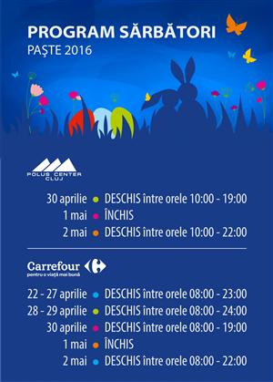 Program special de sărbători, la Polus (P)