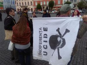 Protest faţă de situaţia din sistemul medical