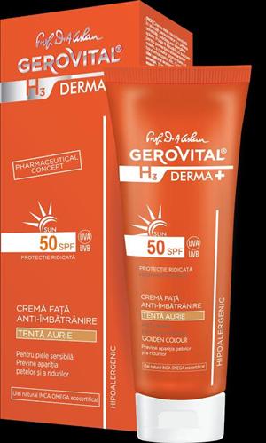 Două noi produse dermatocosmetice, în gama Gerovital H3 DERMA+SUN (P)