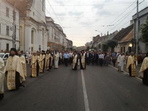 2.000 de clujeni la procesiunea de Rusalii la Cluj-Napoca