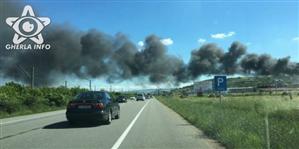 Incendiu la Apahida