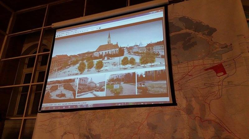 Piaţa Unirii se închide pe latura de vest. Dispar 100 de parcări FOTO PLANŞE