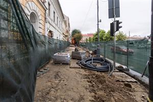 FOTO Au început lucrările în Piaţa Unirii. Cum va arăta 