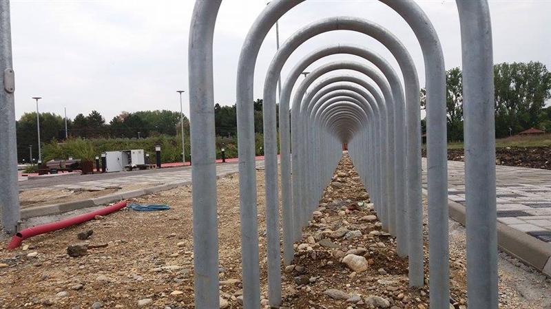 Termenul de finalizare a bazei sportive din Gheorgheni se prelungeşte cu o lună. Cum arată parcul - GALERIE FOTO
