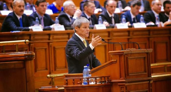 Cioloş va prezenta în Parlament un raport privind situaţia economică