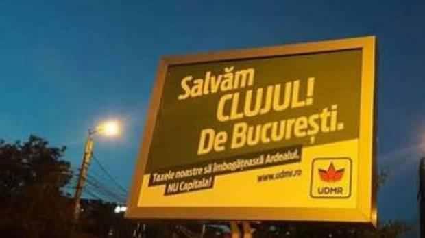 Panourile UDMR cu mesajul 
