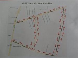 Cum ar putea fi fluidizat traficul auto pe Calea Turzii și în Bună Ziua