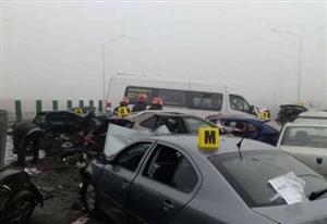 Accident în lanţ pe Autostrada Soarelui. Mai mulţi morţi, zeci de răniţi