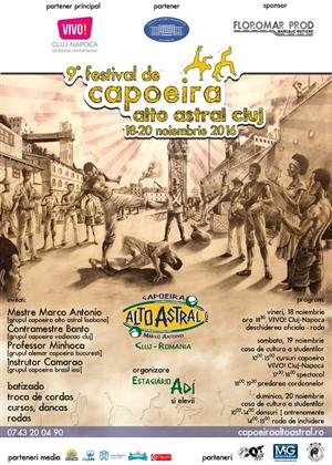 Festival Internaţional de Capoeira în weekend la VIVO! Cluj-Napoca (P)