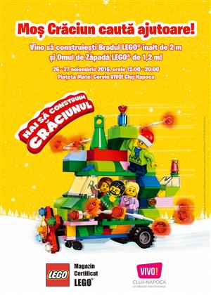 Construim Crăciunul împreună cu LEGO® la VIVO! Cluj-Napoca (P)