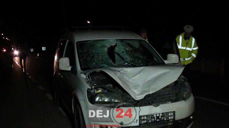 Un șofer clujean a accidentat mortal un pensionar care traversa drumul național