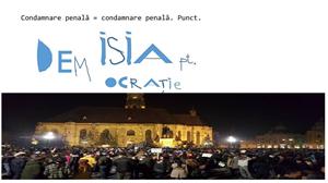 Clujul începe anul cu proteste în stradă: “Demisia, Victor Ciorbea! Legea 90 rămâne!”