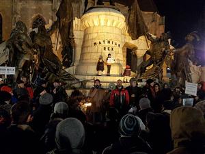 Un nou protest la Cluj. NU graţiere, NU amnistie! Clujul vrea democraţie!