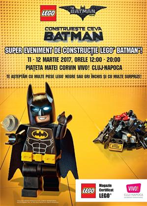 Super eveniment de construcție LEGO Batman™ la VIVO! Cluj-Napoca (P)