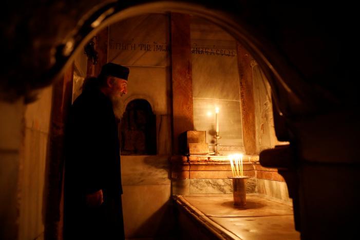 Sfântul Mormânt al lui Iisus Hristos a fost restaurat şi va fi redeschis publicului FOTO