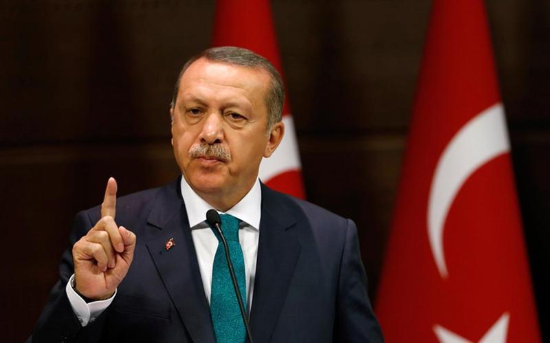 Erdogan, preşedintele Turciei: 