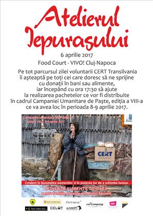 Campania Umanitară de Paşti 2017 CERT Transilvania la VIVO! Cluj-Napoca (P)