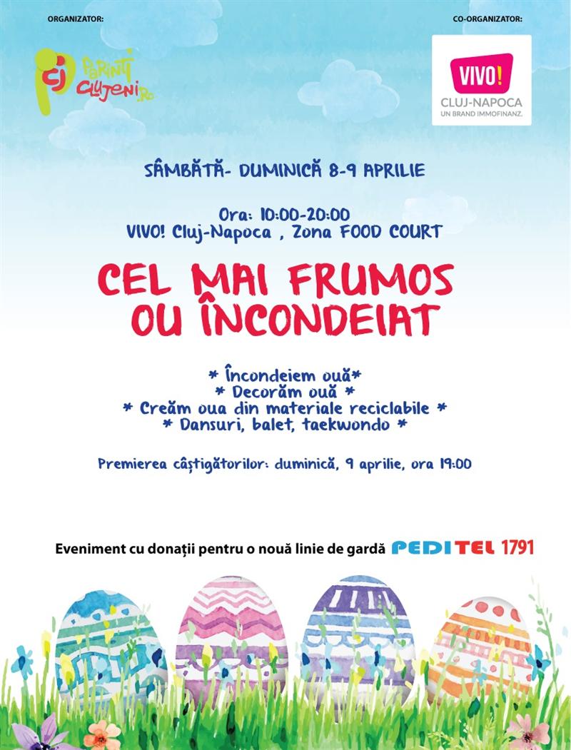 Cel mai frumos ou încondeiat şi un eveniment special LEGO® în weekend la VIVO! Cluj-Napoca (P)