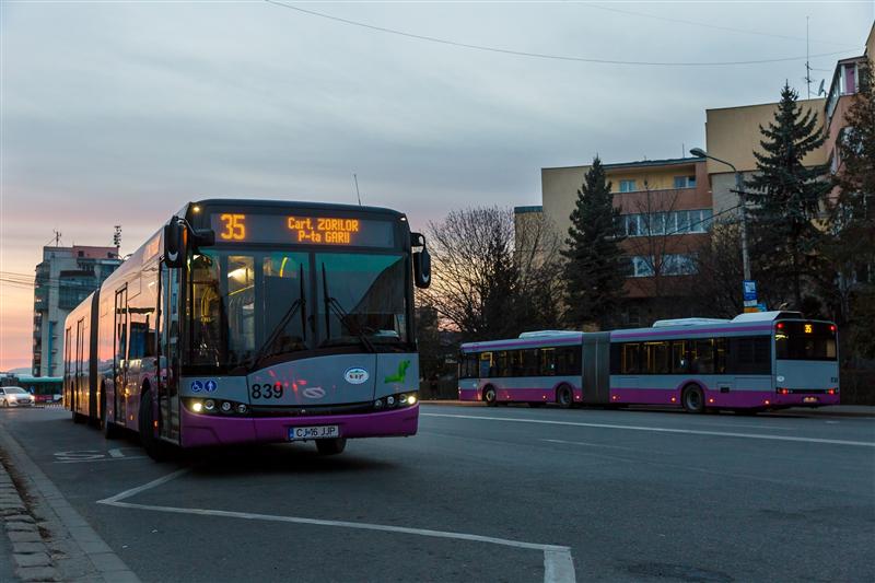 Program prelungit al autobuzelor în Noaptea de Înviere la Cluj