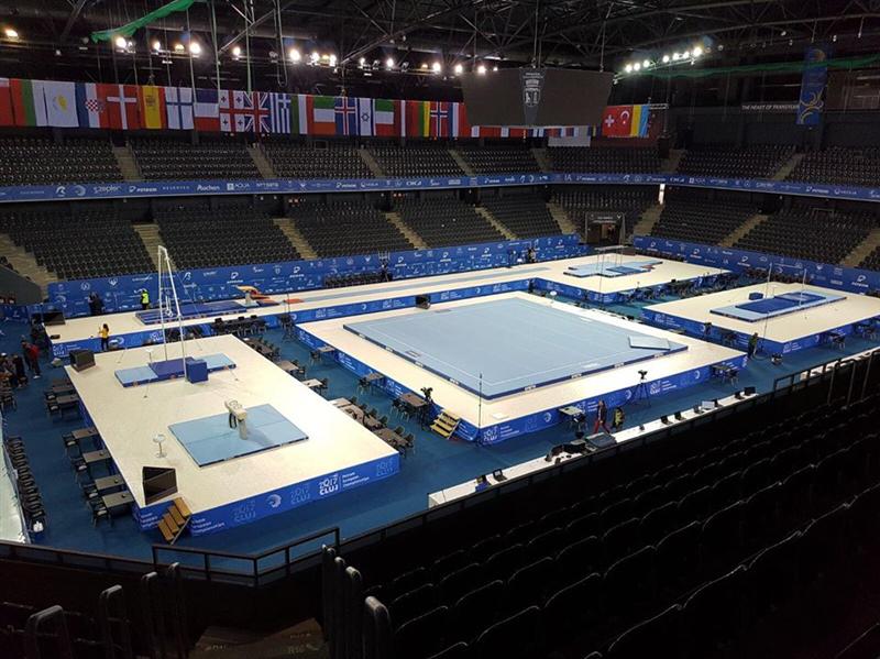 Accidentare gravă la Campionatul European de Gimnastică de la Cluj: Laurenţiu Nistor a părăsit concursul pe targă