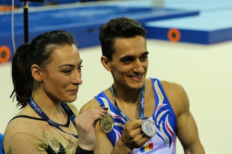 Ponor, Drăgulescu şi Iordache, decoraţi de Klaus Iohannis după Campionatele de la Cluj
