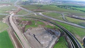 VIDEO cu şantierul Autostrăzii Sebeş - Turda. Cum arată nodul care face joncţiunea cu A3