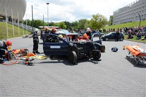 Simulare de accident auto la Cluj. Cum acorzi primul-ajutor FOTO/VIDEO