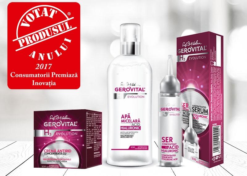 “Produsul Anului 2017” la categoria “Îngrijirea feței” acordat companiei clujene Farmec