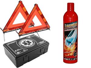 Cât este amenda dacă nu ai autovehiculul dotat  cu extinctor, trusă medicală și triunghiuri reflectorizante