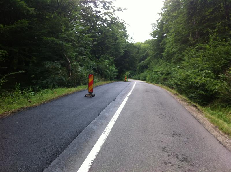 Drumul spre Făget, reabilitat de Consiliul Judeţean Cluj  FOTO