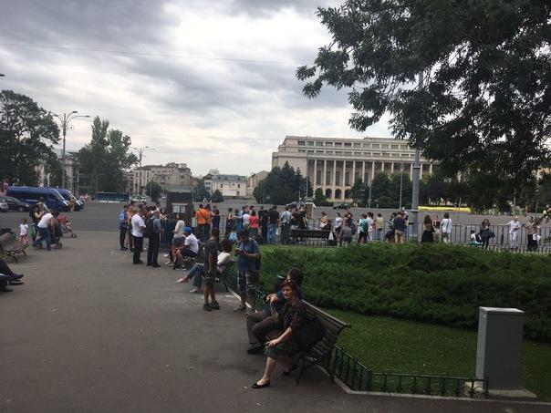 Protest în Piaţa Victoriei, faţă de Legea vaccinării
