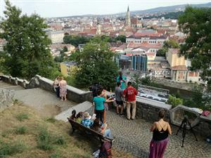 Premieră pentru Clujul turistic. Machete tactile pe podul Elisabeta și pe Cetățuie FOTO