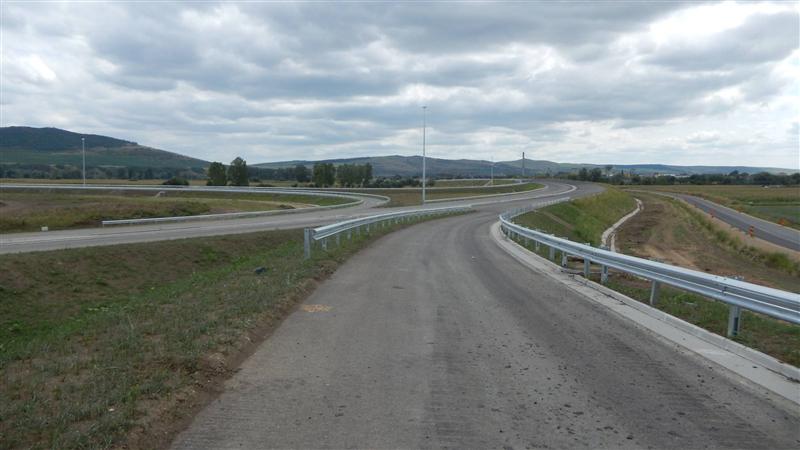 Un lot al Autostrăzii Sebeş - Turda se apropie de finalizare FOTO