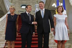 Preşedintele Franţei, primit la Cotroceni de către Klaus Iohannis. Principalele declaraţii din coferinţa de presă