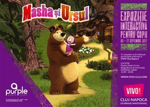Masha şi Ursul vin la VIVO! Cluj-Napoca! (P)