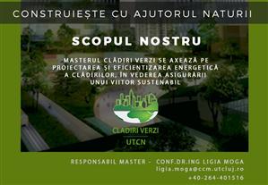 Program de masterat Clădiri Verzi înfiinţat în cadrul Facultăţii de Construcţii a Universităţii Tehnice din Cluj-Napoca