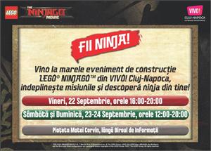 Cel mai mare eveniment LEGO® NINJAGO™ la VIVO! Cluj-Napoca (P)