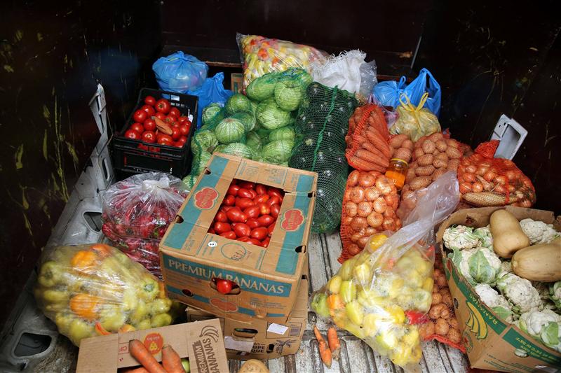 O parte din produsele de la  „Zilele Recoltei”, donate pentru copiii din centrele de îngrijire FOTO